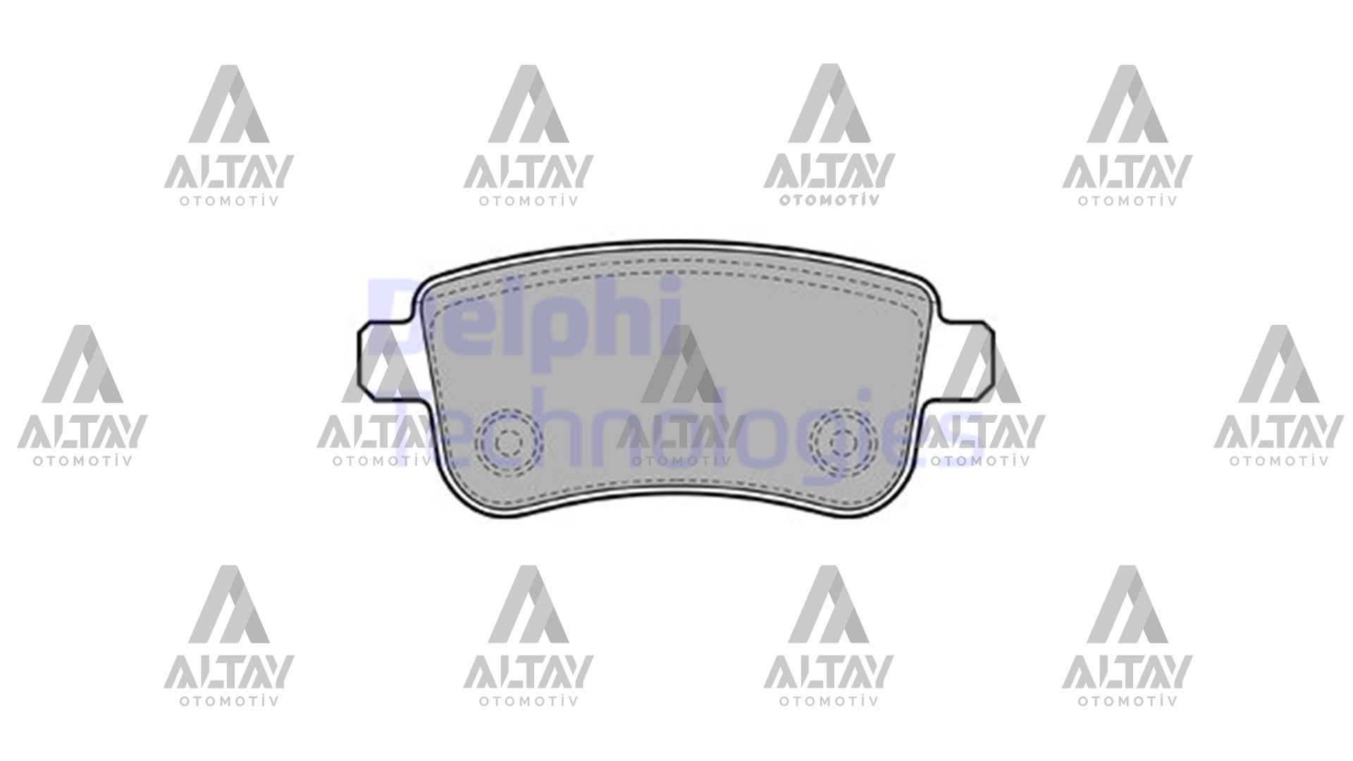 Renault Scenic Arka Fren Balata Iıı OEM 440601416R Renault Scenic Arka Fren Balata Iıı OEM 440601416R